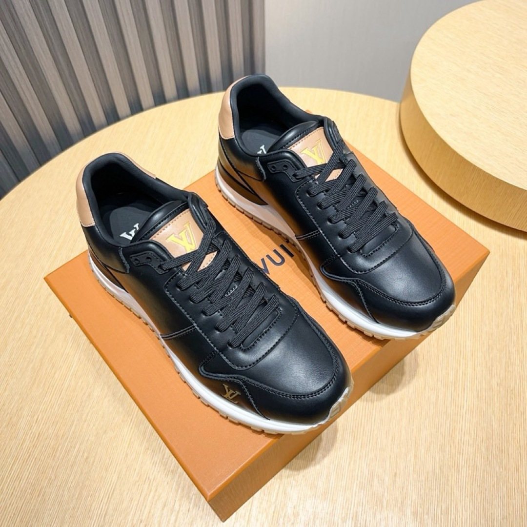 Louis Vuitton Two-Tone Low-Top Sneakers — front