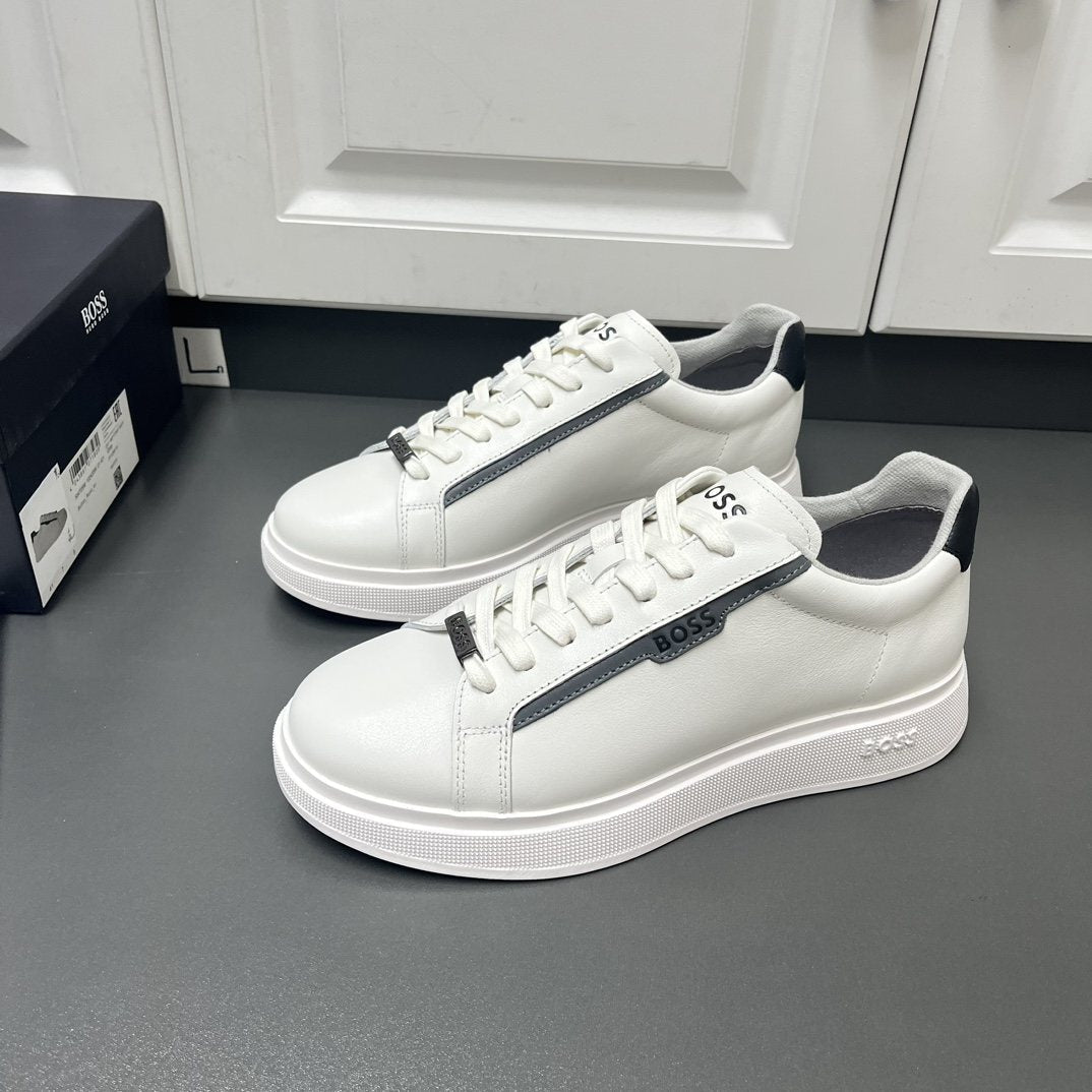 BOSS Black Low-Top Sneakers — side