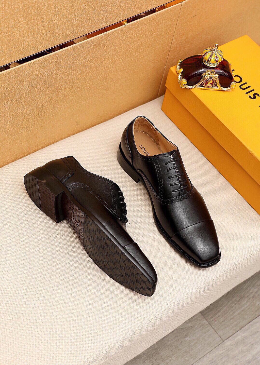 Louis Vuitton Cap-Toe Oxford Dress Shoes — front