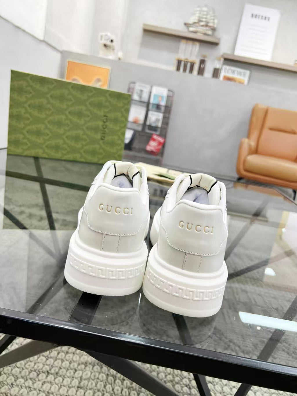 Gucci Platform Low-Top Sneakers — back