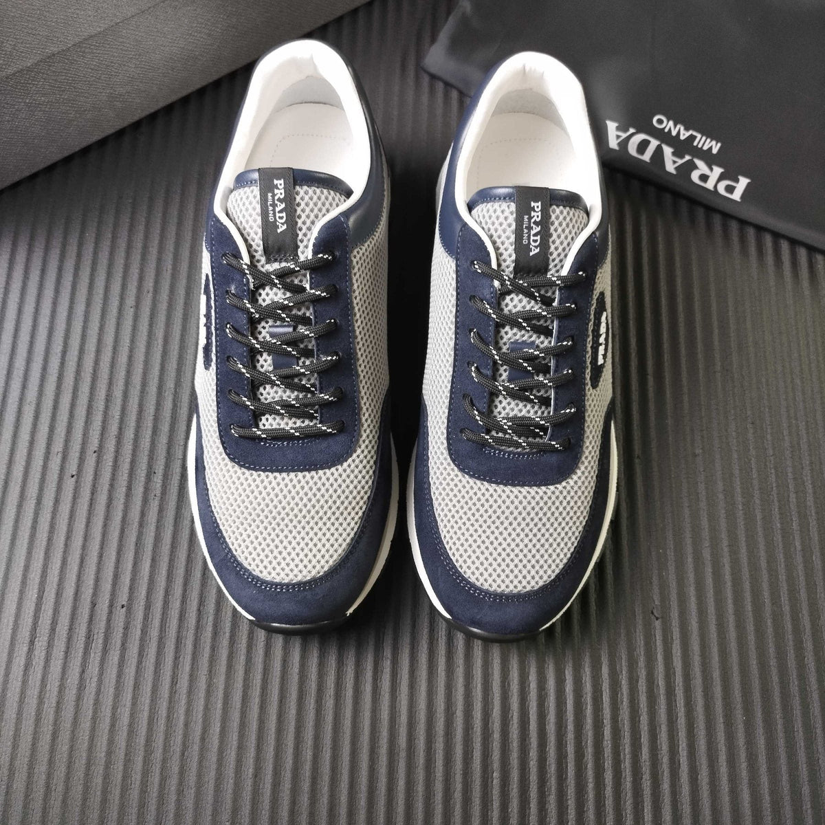 Prada Mesh Low-Top Sneakers — front